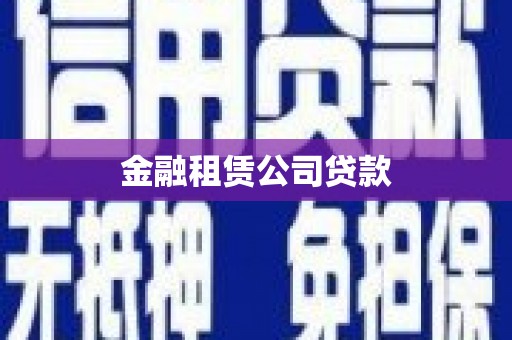 宽城金融租赁公司贷款