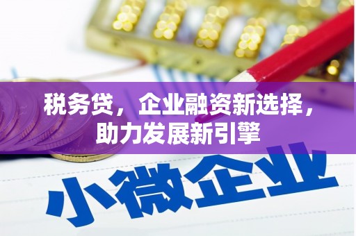 宽城税务贷，企业融资新选择，助力发展新引擎